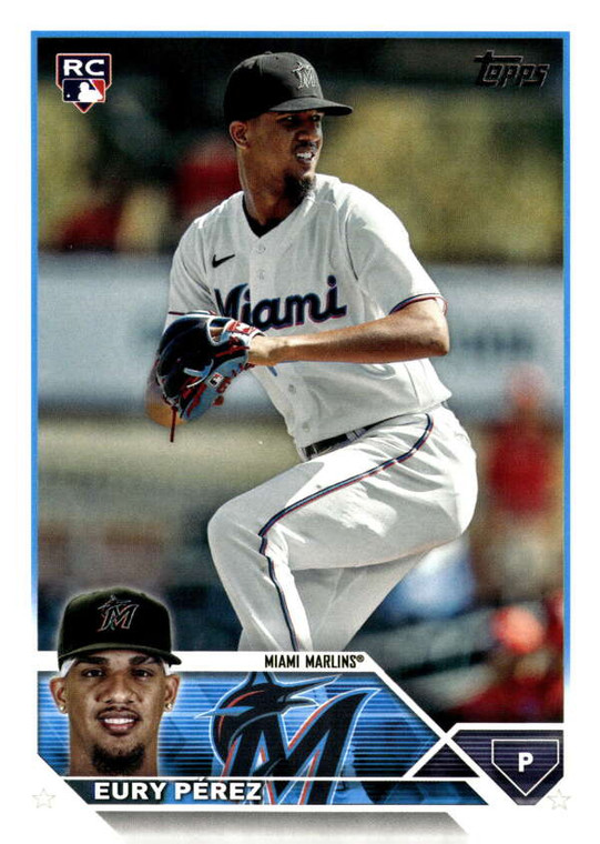 2023 Topps Update Series #US139 Eury Perez NM/MT  RC Rookie Miami Marlins 