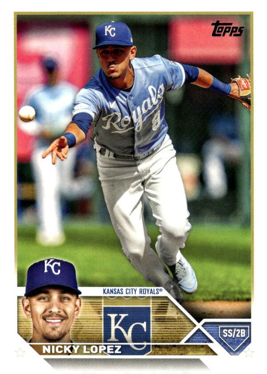 2023 Topps Update Series #US151 Nicky Lopez NM/MT  Kansas City Royals 