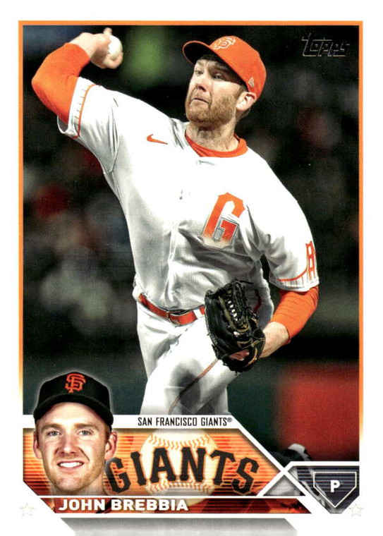 2023 Topps Update Series #US157 John Brebbia NM/MT  San Francisco Giants 