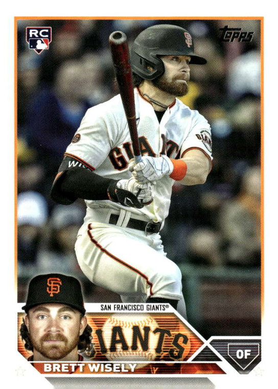 2023 Topps Update Series #US174 Brett Wisely NM/MT  RC Rookie San Francisco Giants 