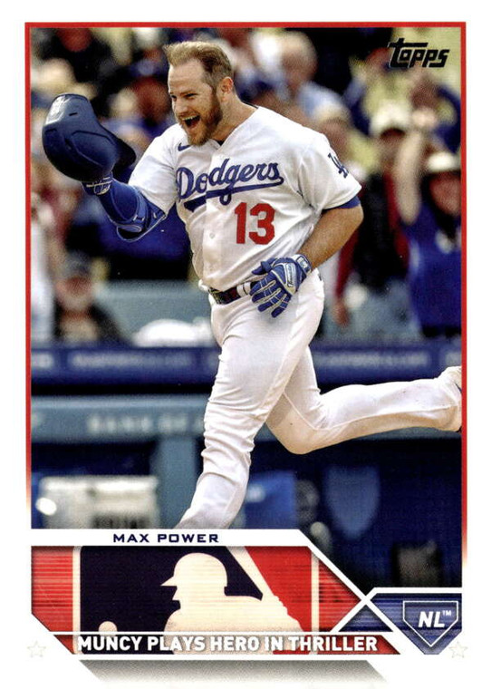 2023 Topps Update Series #US179 Max Muncy Season Highlight NM/MT  Los Angeles Dodgers 