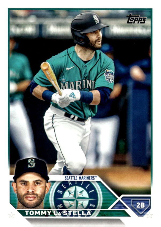 2023 Topps Update Series #US189 Tommy La Stella NM/MT  Seattle Mariners 