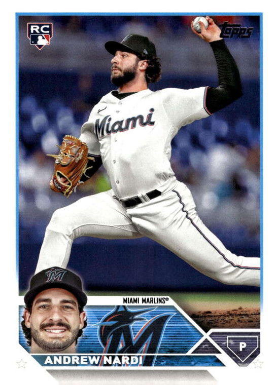 2023 Topps Update Series #US266 Andrew Nardi NM/MT  RC Rookie Miami Marlins 