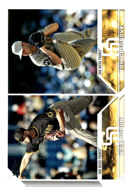 2023 Topps Update Series #US288 Nick Duron/Tom Cosgrove NM/MT  RC Rookie San Diego Padres 