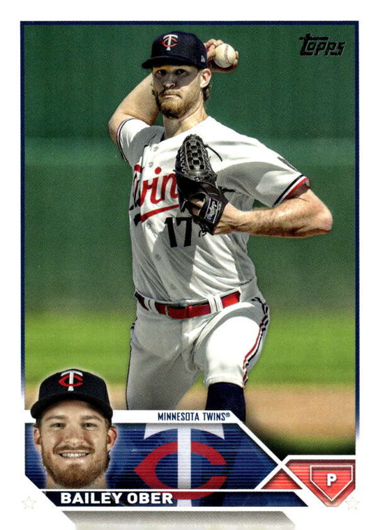 2023 Topps Update Series #US301 Bailey Ober NM/MT  Minnesota Twins 