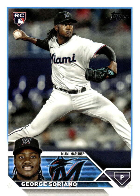 2023 Topps Update Series #US320 George Soriano NM/MT  RC Rookie Miami Marlins 