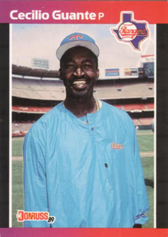 1989 Donruss #260 Cecilio Guante NM-MT Texas Rangers 