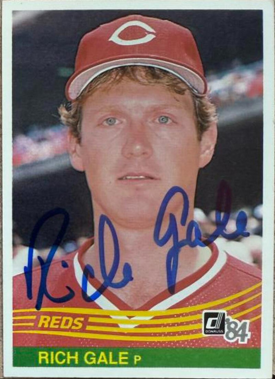 Rich Gale Autographed 1984 Donruss #140