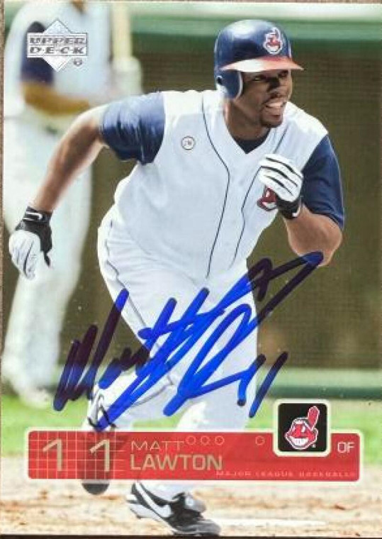 Matt Lawton Autographed 2003 Upper Deck #301 