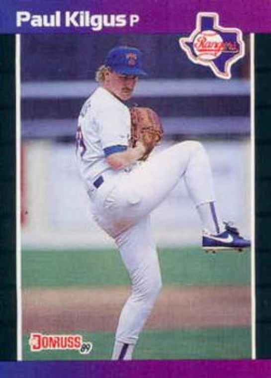 1989 Donruss #283 Paul Kilgus NM-MT Texas Rangers 