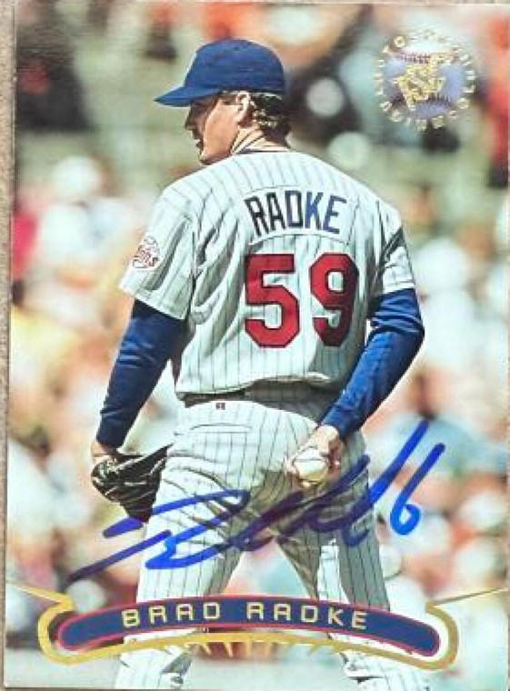 Brad Radke Autographed 1996 Stadium Club #163