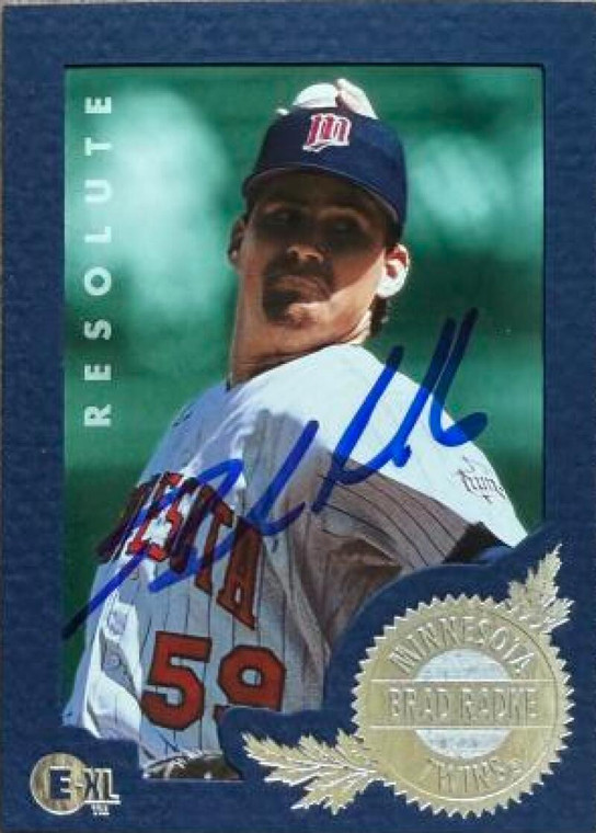 Brad Radke Autographed 1996 E-Motion XL #86 