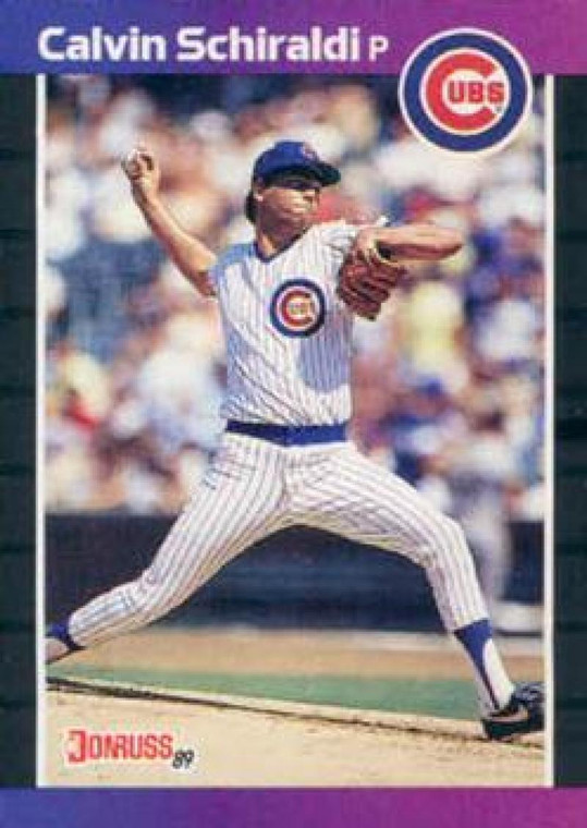 1989 Donruss #285 Calvin Schiraldi NM-MT Chicago Cubs 