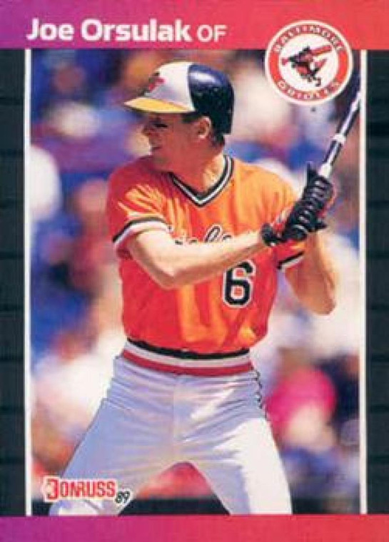 1989 Donruss #287 Joe Orsulak NM-MT Baltimore Orioles 