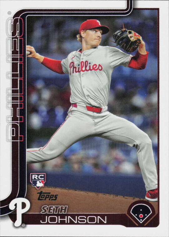 2025 Topps #362 Seth Johnson NM-MT  RC Rookie Philadelphia Phillies 