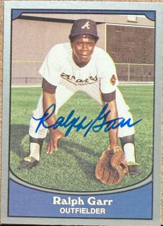 Ralph Garr Autographed 1990 Pacific Legends #25 