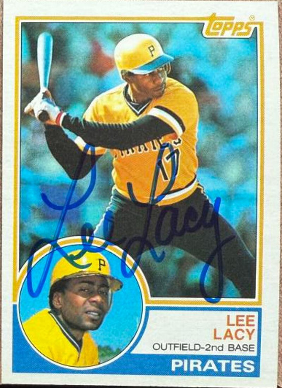 Lee Lacy Autographed 1983 Topps #69