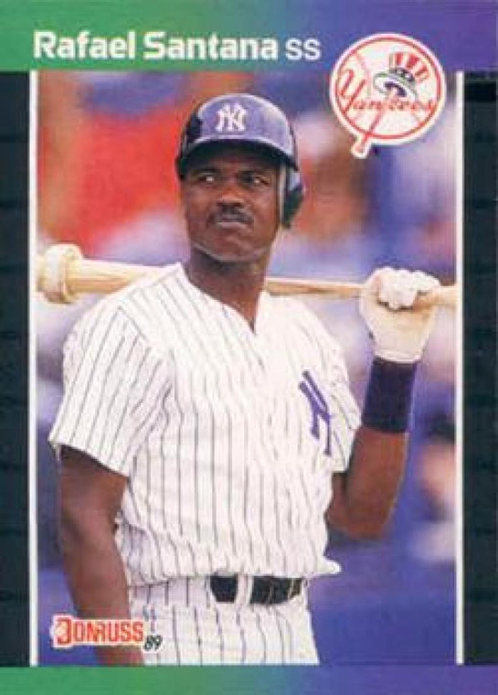 1989 Donruss #309 Rafael Santana NM-MT New York Yankees 