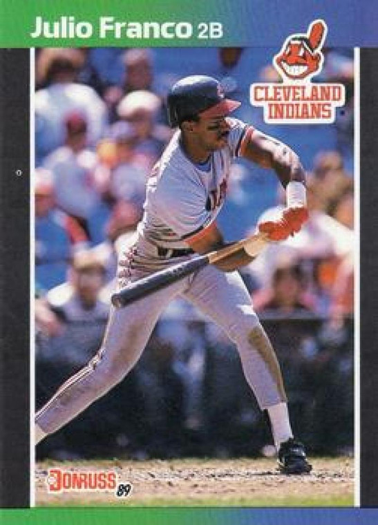 1989 Donruss #310 Julio Franco NM-MT Cleveland Indians 