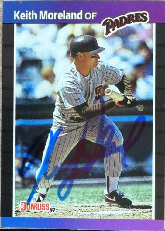 Keith Moreland Autographed 1989 Donruss #111