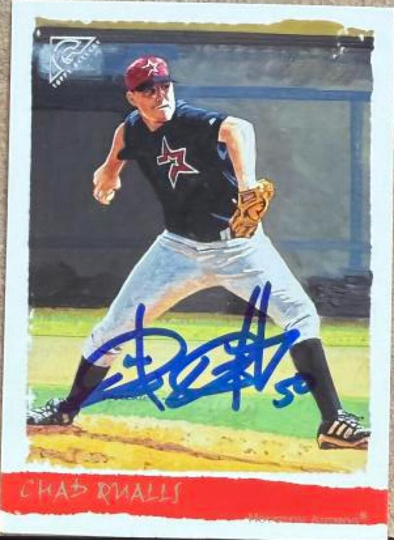 Chad Qualls Autographed 2002 Topps Gallery #177 FYP, RC