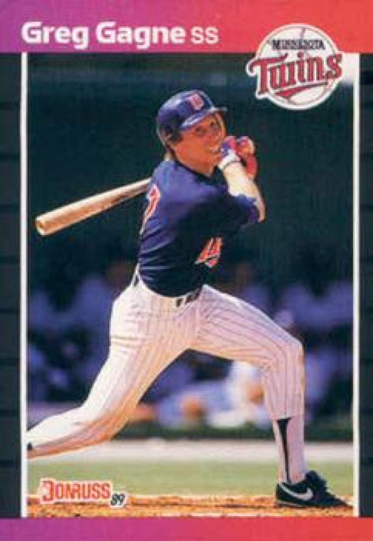 1989 Donruss #318 Greg Gagne NM-MT Minnesota Twins 