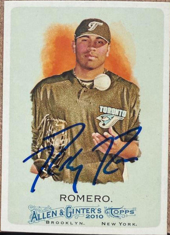 Ricky Romero Autographed 2010 Topps Allen & Ginter #77