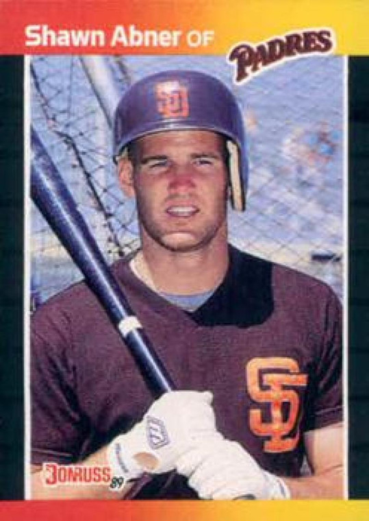 1989 Donruss #323 Shawn Abner NM-MT San Diego Padres 