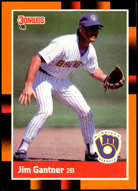 1988 Donruss Baseball's Best #53 Jim Gantner NM-MT  Milwaukee Brewers 