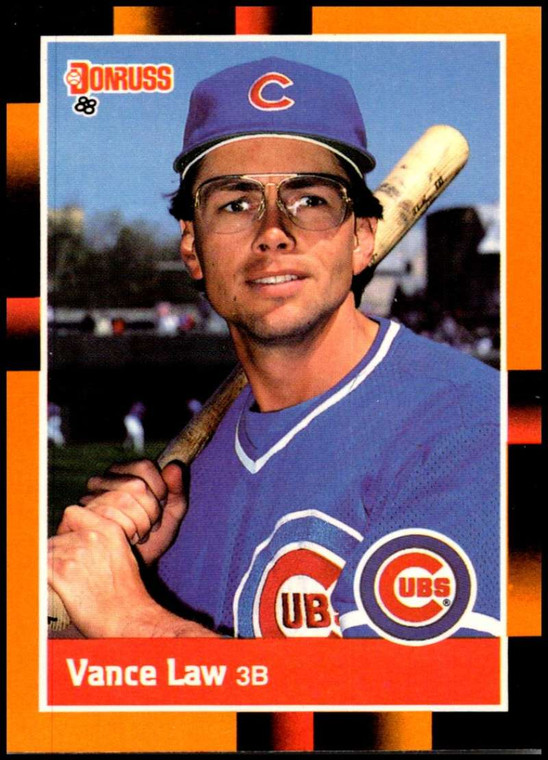 1988 Donruss Baseball's Best #60 Vance Law NM-MT  Chicago Cubs 