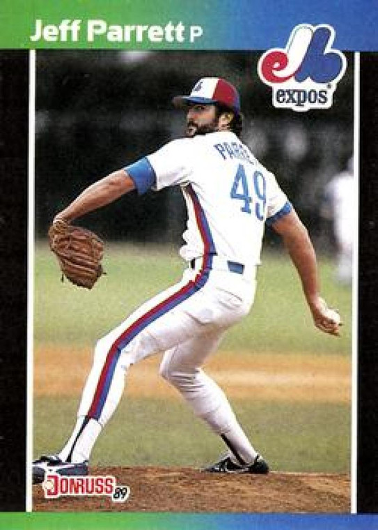 1989 Donruss #334 Jeff Parrett NM-MT Montreal Expos 