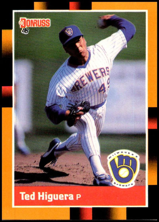 1988 Donruss Baseball's Best #127 Teddy Higuera NM-MT  Milwaukee Brewers 