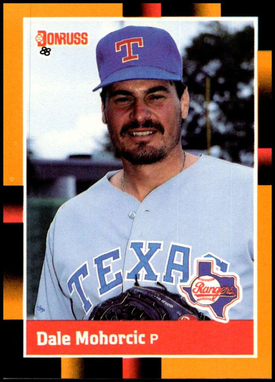 1988 Donruss Baseball's Best #144 Dale Mohorcic NM-MT  Texas Rangers 