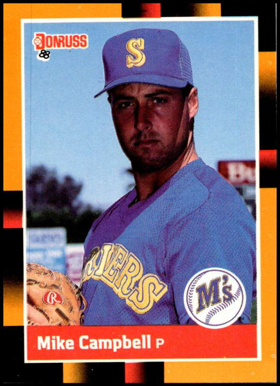 1988 Donruss Baseball's Best #163 Mike Campbell NM-MT  Seattle Mariners 