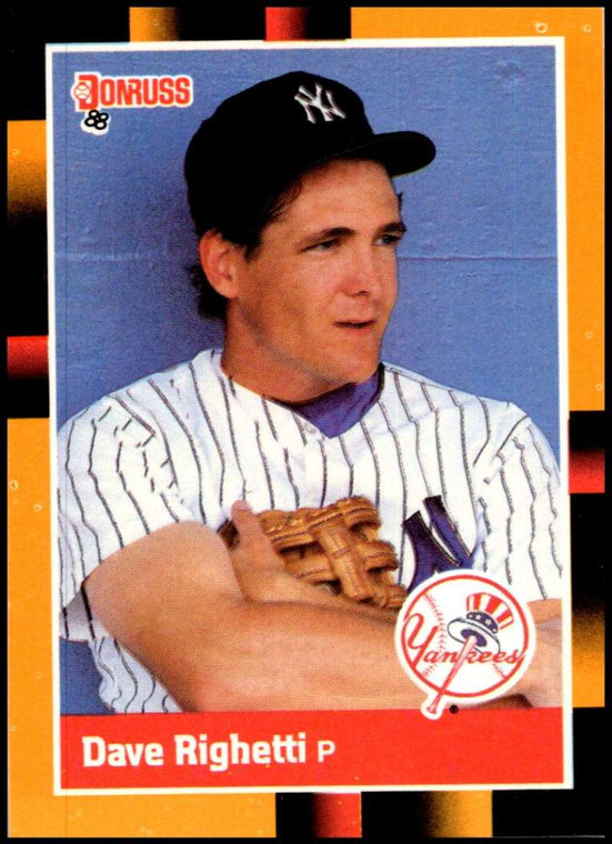 1988 Donruss Baseball's Best #164 Dave Righetti NM-MT  New York Yankees 