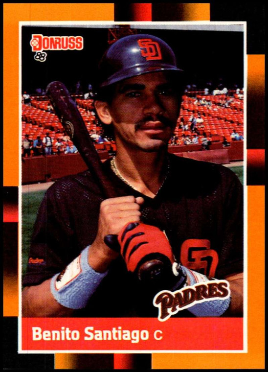 1988 Donruss Baseball's Best #301 Benito Santiago NM-MT  San Diego Padres 