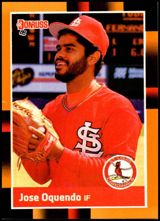 1988 Donruss Baseball's Best #313 Jose Oquendo NM-MT  St. Louis Cardinals 