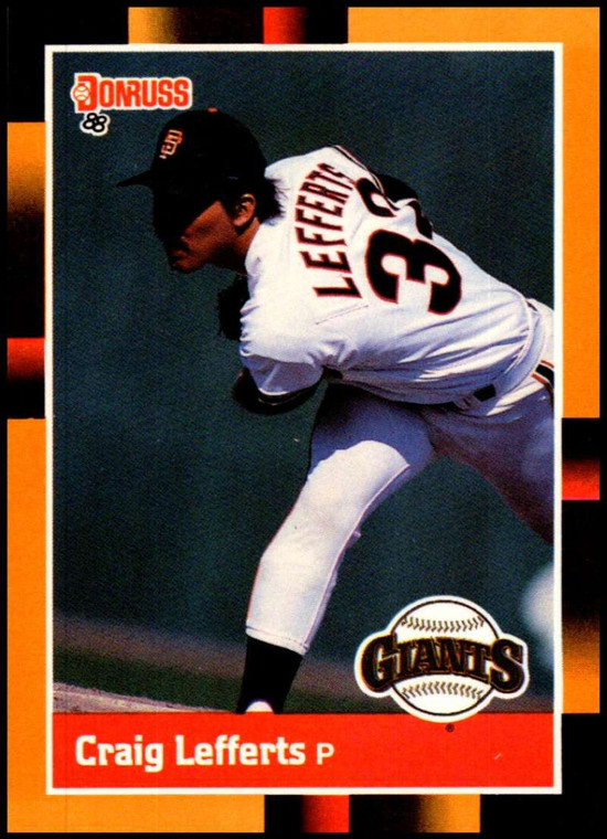 1988 Donruss Baseball's Best #330 Craig Lefferts NM-MT  San Francisco Giants 
