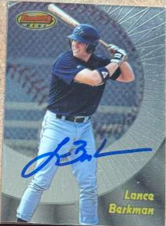 Lance Berkman Autographed 1998 Bowman's Best #102 Houston Astros Card