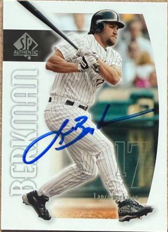 Lance Berkman Autographed 2002 SP Authentic #43  