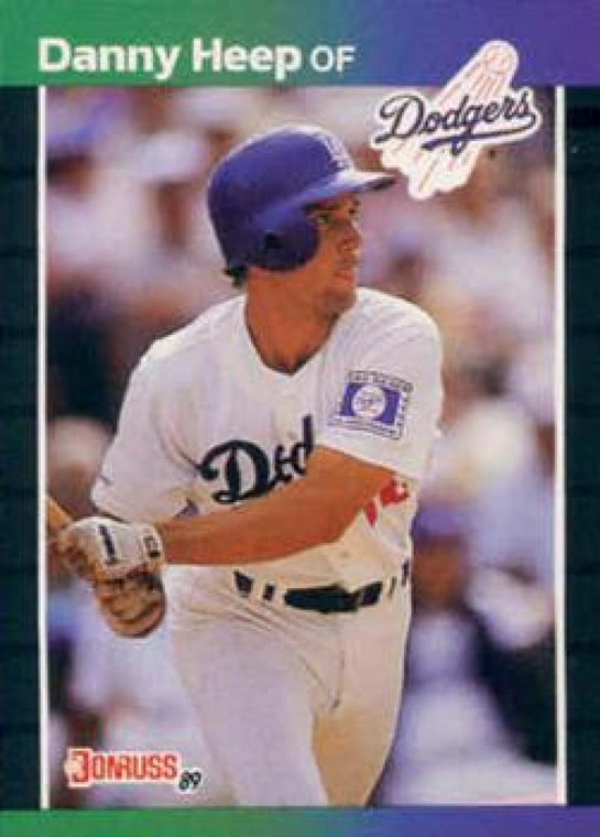1989 Donruss #368 Danny Heep NM-MT Los Angeles Dodgers 