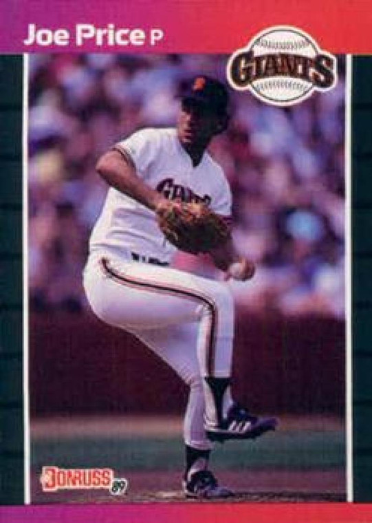 1989 Donruss #376 Joe Price NM-MT San Francisco Giants 