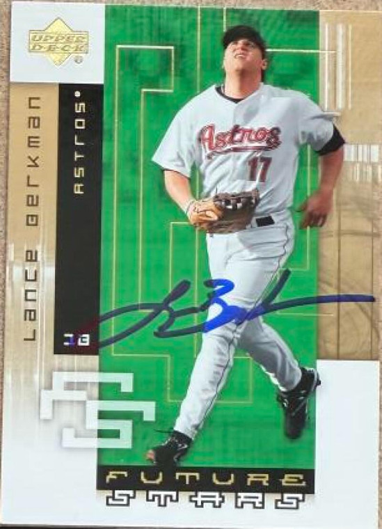 Lance Berkman Autographed 2007 Upper Deck Future Stars #39 