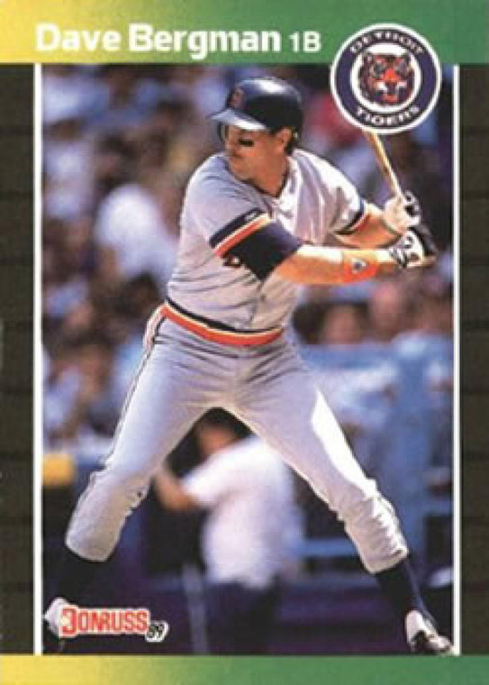 1989 Donruss #389 Dave Bergman NM-MT Detroit Tigers 