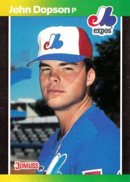 1989 Donruss #392 John Dopson NM-MT RC Rookie Montreal Expos 