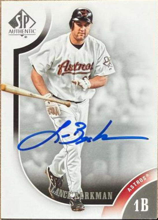 Lance Berkman Autographed 2009 SP Authentic #17 
