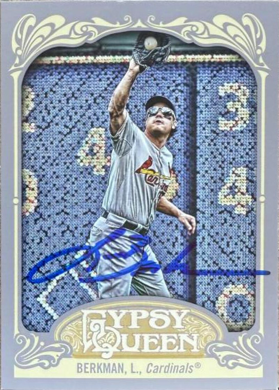Lance Berkman Autographed 2012 Topps Gypsy Queen #185  