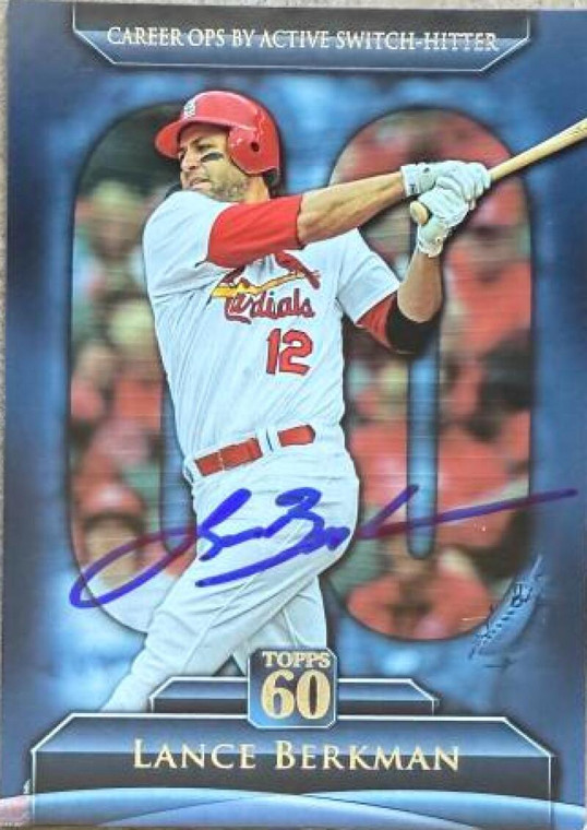 Lance Berkman Autographed 2011 Topps Update - Topps 60 #T60-143 