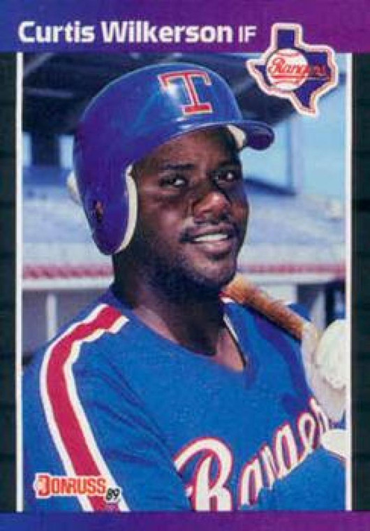 1989 Donruss #402 Curtis Wilkerson NM-MT Texas Rangers 