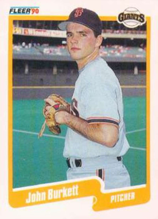 1990 Fleer Update #U-61 John Burkett NM-MT  San Francisco Giants 